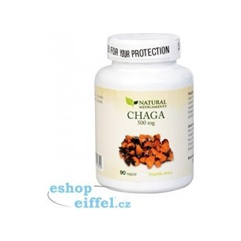 Natural Medicaments Chaga 500 mg 90 kapslí