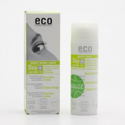 Eco Cosmetics tónovaný denní pleťový krém SPF 15 50 ml