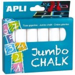Apli Křída bílá kulatá jumbo 6 ks 131896 – Zboží Dáma