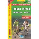 Cykloprůvodce: Labská stezka Praha-Drážďany 1:60 000