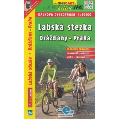 Cykloprůvodce: Labská stezka Praha-Drážďany 1:60 000