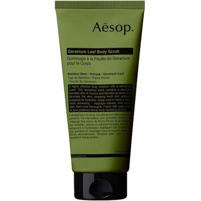 Aésop Body Geranium Leaf tělový peeling 180 ml – Hledejceny.cz