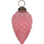 GREEN GATE Vánoční ozdoba Cone Antique Pale Pink, růžová barva, sklo – Hledejceny.cz