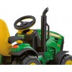 Peg-Pérego John Deere Ground Force traktor s vlečkou 12V zelená – Hledejceny.cz