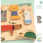 Djeco vkládací puzzle domácí mazlíčci 5 dílů – Hledejceny.cz