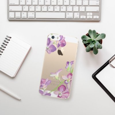 Pouzdro iSaprio Purple Orchid - iPhone 5/5S/SE – Zboží Mobilmania