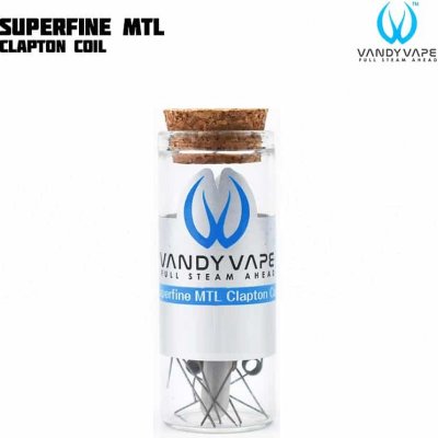 Vandy Vape Superfine MTL předmotané spirálky Ni80 – Hledejceny.cz