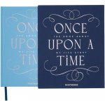 Pamětní kniha ONCE UPON A TIME, modrá, Printworks – Zboží Dáma