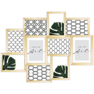 knor rámeček zlatá 10x15 /13x18 – Zboží Živě