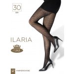 Lady B vzorované punčochové kalhoty Ilaria 30 DEN nero – Zboží Mobilmania