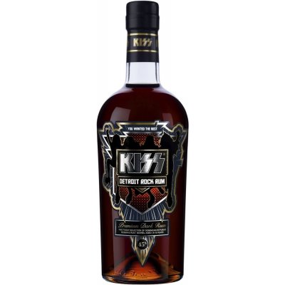 KISS Detroit Rock Rum 0,7l 45% (holá láhev)