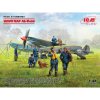 Model ICM RAF WWII Airfield 2x kits & 7 figures DS4802 1:48