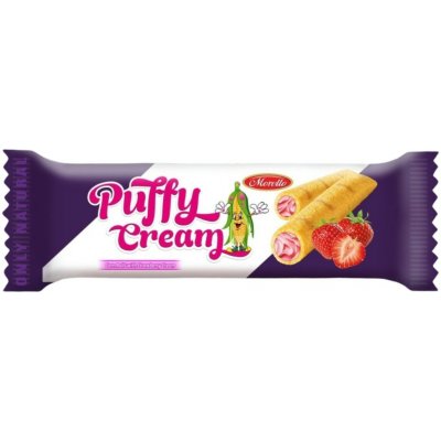 Puffy Arašídové krém Jahoda 18 g – Zbozi.Blesk.cz