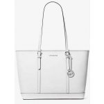 Michael Kors dámská velká kožená kabelka Jet Set Large Saffiano bílá – Hledejceny.cz