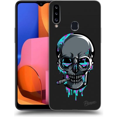 Pouzdro Picasee silikonové Samsung Galaxy A20s - EARTH - Lebka 3.0 černé – Zbozi.Blesk.cz