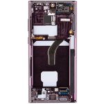 LCD Displej + Dotyk + Přední kryt Samsung S908B Galaxy S22 Ultra – Zboží Živě
