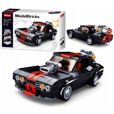 Sluban B1085 Pouliční závodní auto 2v1 – Zboží Mobilmania