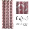 Záclona Závěs AmeliaHome Oxford IIIII růžový, velikost 140x250