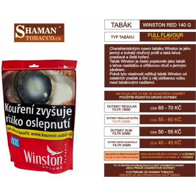 Winston Classic cigaretový tabák – Sleviste.cz