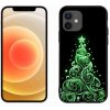 Pouzdro a kryt na mobilní telefon Apple mmCase Gelové iPhone 12 mini - neonový vánoční stromek 3