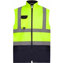 Yoko Reflexní zateplená vesta HV005 Hi-Vis Yellow