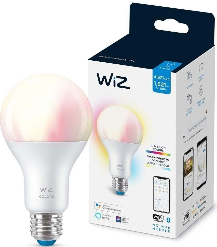 WiZ LED žárovka 13W/100W E27 RGB 1521lm stmívatelná