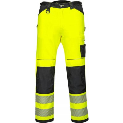 Portwest Dámské strečové kalhoty PW3™ HiVis žlutá-černá – Zboží Mobilmania