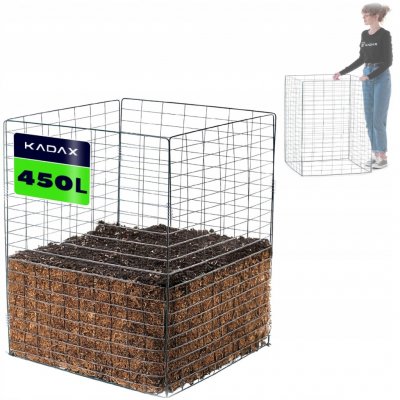 Kadax Kompostér 1-komorový 450 l černý – Zboží Dáma