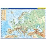 Evropa - školní fyzická nástěnná mapa, 136x96 cm/1:5 mil. – Sleviste.cz