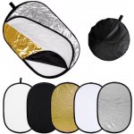 Odrazná deska 5v1 150x200cm OVÁLNÁ difuzér + pouzdro – Zboží Živě