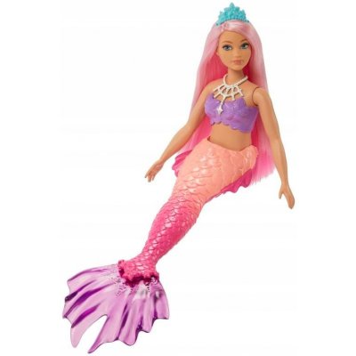 Barbie Kouzelná mořská víla růžovo-fialová – Zboží Mobilmania