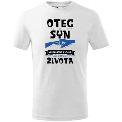 Dobrý triko dětské tričko Nerozlučná dvojka Bílá – Hledejceny.cz
