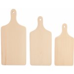 ČistéDřevo Sada dřevěných prkének s držadlem 3ks – Zboží Dáma