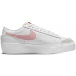 Nike Blazer Low Platform white/summit white/black/pink glaze – Zboží Mobilmania