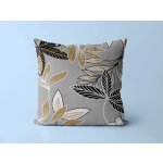 Aaryans flanel polštář Lisa šedý 45x45 – Zboží Mobilmania