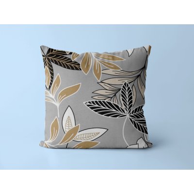 Aaryans flanel polštář Lisa šedý 45x45 – Zboží Mobilmania