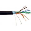 síťový kabel Datacom 1203 FTP drát CAT5E PVC 305m, černý