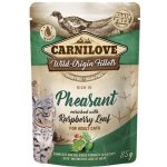 Carnilove cat pouch rich in Pheasant enriched with Raspberry Leaves Bažant s malinovým listím 85 g – Zbozi.Blesk.cz