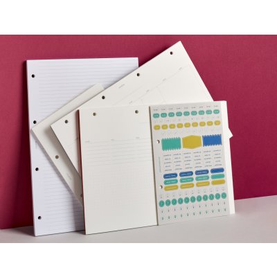 papelote Náplň do desek plánovací sady Planoo A4 s týdenním plánovačem 793-8226 – Zboží Dáma