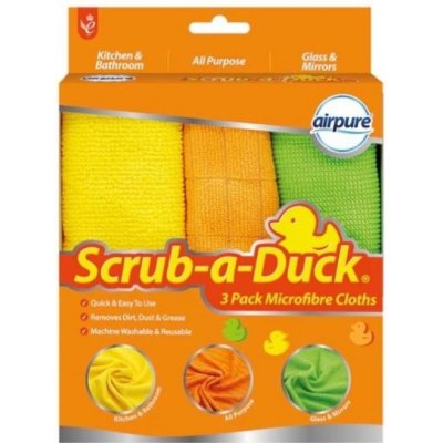 Airpure Scrub a Duck Microfibre hadřík 30 cm x 29 cm 3 ks – Zboží Dáma
