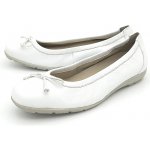 Caprice dámské kožené baleríny 9-9-22106-28-105 bílá white deer – Zboží Dáma