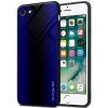 Pouzdro a kryt na mobilní telefon Apple Cadorabo Case kompatibilní s Apple iPhone 7 / 7S / 8 / SE 2020 - Stripe Optics in Cobalt Fialová - Kryt na mobilní telefon z TPU silikonu a tvrzeného skla - Silikonové pouzdro Ochranný kryt Ultra tenk