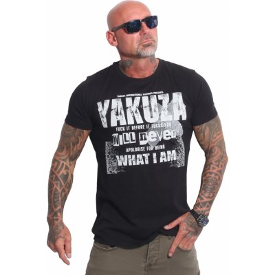 Yakuza Apologise pánské tričko Černé TSB23025BLK