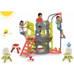 Smoby Set preliezačka Multi-Activity Tower na šplhanie so šmykľavkou+2 stoličky a stolček KidChair SM840201-8