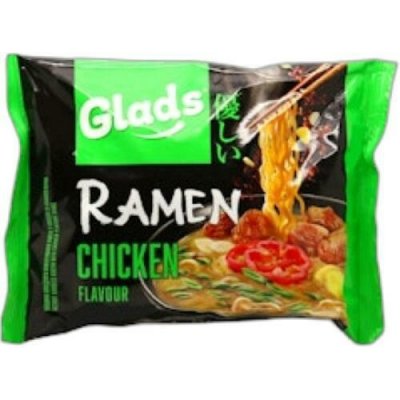 Glads instantní nudle ramen s příchutí kuřete 105 g – Zboží Dáma