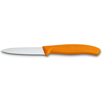 Victorinox Nůž s vlnitým ostřím Swiss Classic 6.7636.L119 oranžový 8 cm