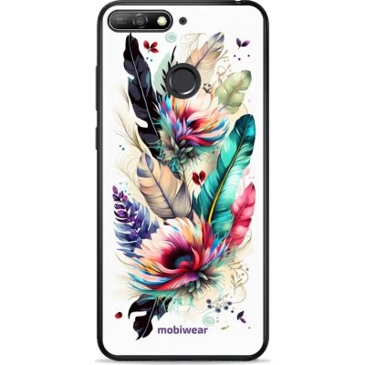 Pouzdro Mobiwear Glossy Huawei Y6 Prime 2018 / Honor 7A - G017G Pírka a květy – Zbozi.Blesk.cz