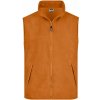 Pánská vesta James Nicholson heavyfleece vesta JN045 Orange