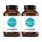 Viridian Nutrition 2. Balíček Pregnancy Multivitamin 60 kapslí + Pregnancy Biotic 30 kapslí – Hledejceny.cz