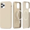 Pouzdro a kryt na mobilní telefon Apple Tech-Protect na iPhone 12 / 12 Pro - Tech-Protect, Silicone MagSafe Beige